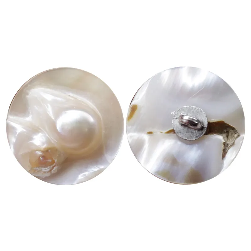 Bottoni shell da 20mm di vendita caldi con perle e bottoni in metallo per giacche e maglioni originali firmati