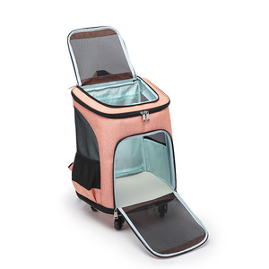 Transportín Plegable Impermeable para Perros, con Gran Espacio, Bolsa con Ruedas y Forro de Poliéster para Uso en Exteriores - Product Image 2