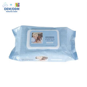 OEM Fournitures biologiques pour animaux de compagnie 80pcs Chiens Chats <span class=keywords><strong>Lingettes</strong></span> humides <span class=keywords><strong>déodorantes</strong></span> jetables <span class=keywords><strong>Lingettes</strong></span> humides pour animaux de compagnie - Product Image 2