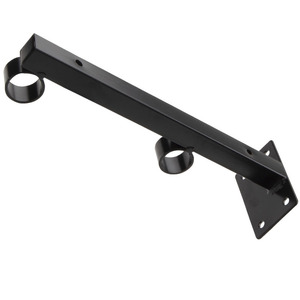 Juwoya Wall Mount <b>Shelf</b> Bracket With <b>Pipe</b> Rings Cold Rolled Steel Triangular Support For Shelving Units - Product Image 3