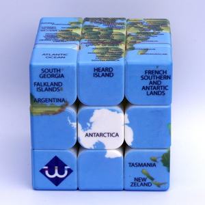 <span class=keywords><strong>Cube</strong></span> <span class=keywords><strong>Rubik</strong></span> promotionnel Beckon, matériau ABS personnalisé, autocollant avec logo pour les événements d'entreprise - Product Image 5