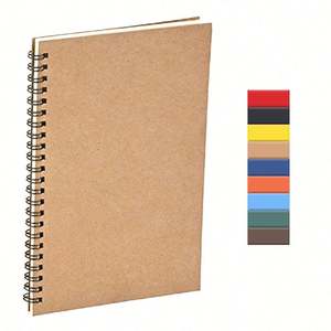 Cuaderno Espiral A5 Personalizado, Diario de Papel Kraft, Libro Planificador, Cuaderno de Ejercicios Personalizable, Cuaderno en Blanco para Negocios - Product Image 1