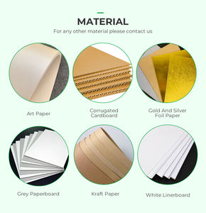 Индивидуальные пользовательские многоразмерные высококачественные роскошные серьги кольцо свадебный день рождения ювелирные изделия Подарочная бумажная упаковочная коробка с логотипом - Product Image 5