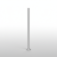 Poteaux de balustrade en verre en acier inoxydable avec supports / Poteaux de balustrade en plexiglas / Poteaux de balustrade extérieurs en aluminium pour câbles