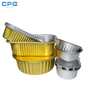 Heat Resistant Aluminum <b>Foil</b> BBQ Tray 1800ml Grilled Fish Outdoor Camping Disposable <b>Foil</b> Containers - Product Image 1