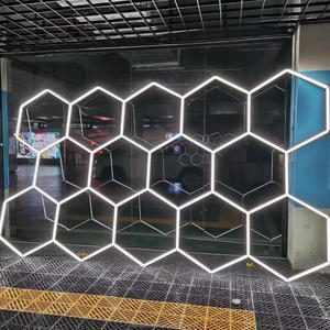 Lumière de garage LED hexagonale RGB blanc froid IP54 étanche FW-1 pour <span class=keywords><strong>atelier</strong></span>, hôtel et usage résidentiel - Product Image 4