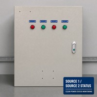 Boîtier de distribution électrique mural en acier laminé à froid JXF à double alimentation IP30 pour l'alimentation électrique