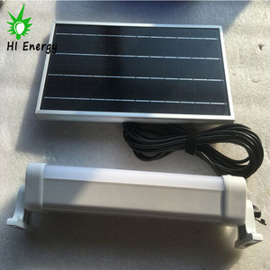 IP65 Không Thấm Nước Điều Khiển Từ Xa Cảm Biến PIR Năng Lượng Mặt Trời <span class=keywords><strong>Led</strong></span> Batten Ống Ánh Sáng 6W 12W - Product Image 5