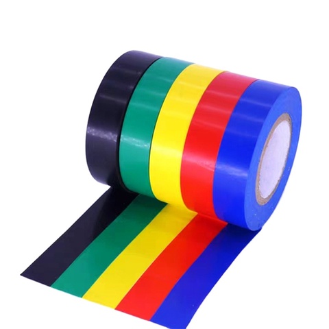 Economy Vinyl PVC Electrical Tape Rubber Adhesive Easy Wrap Flame Retardant for General Home Power Circuit Wiring Heat PVC Tape