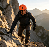 Casque de sécurité ventilé léger ANT5PPE EN12492 pour l'escalade, l'accès par cordes, l'alpinisme, les travaux de sauvetage en haute altitude