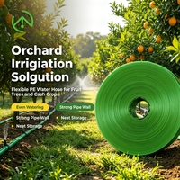 Tuyau plat en PE pour l'irrigation agricole, taille personnalisée, vente en gros d'usine