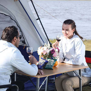 Woqi Sportdirecteur Stoel Met Bijzettafel-Strandstoel-Kampeerstoel Voor Volwassenen - Product Image 6