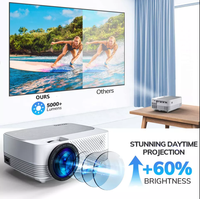 [Projecteur 720P bon marché à prix d'usine] A-mazon Hot OEM ODM Prix Mini 720p HD LCD LED Projecteur de cinéma maison portable