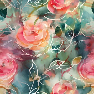 Tela Crepé de Poliéster de Alta Calidad, Patrones Personalizados, Tela Crepé Vintage, Tela Crepé Koshibo para Ropa - Product Image 5