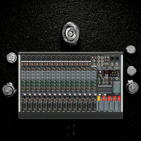 Console de mixage audio USB Bluetooth avec 99 effets DSP, matériau métallique pour les événements scéniques