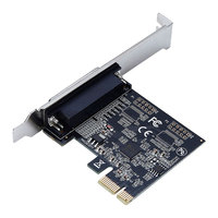 Carte d'extension parallèle à 1 port, adaptateur PCIE vers DB25 avec puce ASIX/AX99100A