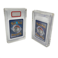 Boîte en acrylique personnalisée de qualité supérieure pour booster pack Pokémon, étui en acrylique de 8 mm d'épaisseur pour carte à collectionner Pokémon