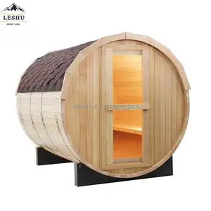 Produsen Sauna ruang Sauna uap kering untuk 8 orang Harga pabrik Leshu