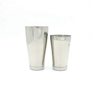 Classic Bar Tool Weighted 18oz/28oz <strong>Silver</strong> Color Stainless Steel Metal Bartender Drinks Martini Cocktail Mixing Boston <strong>Shaker</strong> - Product Image 2