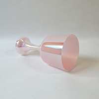 Cáliz de Cristal de Cuarzo Alquímico HF 432Hz 440Hz para Sanación Sonora, Cuenco de Cristal Rosa Sakura, Santo Grial Sonoro para Meditación y Yoga