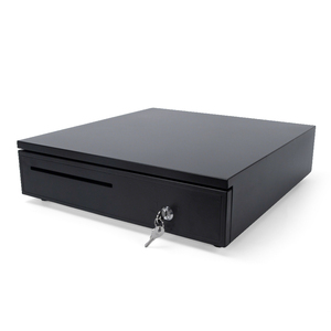 Caja de Dinero Metálica con Ranura Oculta para Cables para Sistema POS Cajón de Efectivo con 5 Compartimentos para Billetes 8 para Monedas y Cerradura con Llave para Minoristas - Product Image 5