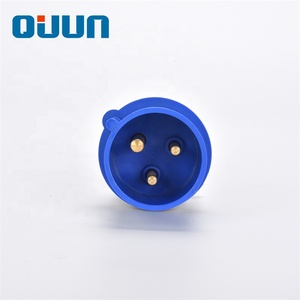 Duy nhất giai đoạn Caravan Cắm phích cắm công nghiệp 3 pin ổ cắm cắm OEM 16A 250V Thái Lan Nylon IP54 6h CE IP55 3 P 2P + E 16A 240V CN; zhe - Product Image 2