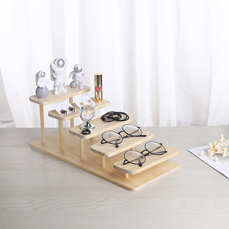 Многослойный деревянный стеллаж SUNDO для солнечных очков, демонстрационный стеллаж для нескольких пар очков