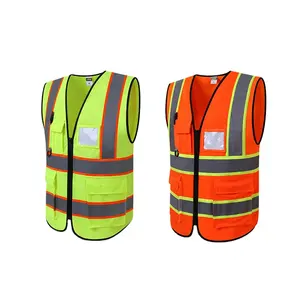 Premium Durable Fabric High Visibility Reflective Safety Vest Safety Reflective Clothing Waterproof Reflective Vests