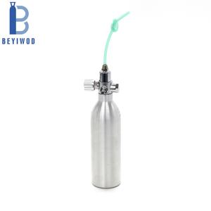 Cilindro de Gas Portátil Profesional Personalizado de 0.295L de Aleación de Aluminio para Nitrógeno, Oxígeno, CO2 y Argón, para Kits de Primeros Auxilios y Escape de Incendios - Product Image 2