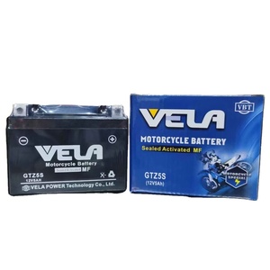 VELA bonne Performance de démarrage, plomb-acide 12V, <span class=keywords><strong>Aki</strong></span> moteurs GTZ5S, batterie de moto Gel 12V, 6,5 ah - Product Image 1