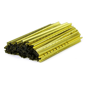 Herramienta de papel de estaño de aluminio, juego de 100 unids/lote de Color <span class=keywords><strong>dorado</strong></span> de astilla en bruto único, herramienta de cerrajería, selección de bloqueo - Product Image 2