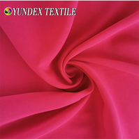Tissus tissées en laine de pêche, couleur unie, 100% Polyester, textiles pour vêtements