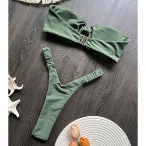 Traje de Baño Personalizado, Ropa de Playa de Lujo, Traje de Baño para Mujeres Maduras, Trajes de Baño de 2 Piezas Personalizados para Mujer, Bikini - Product Image 2