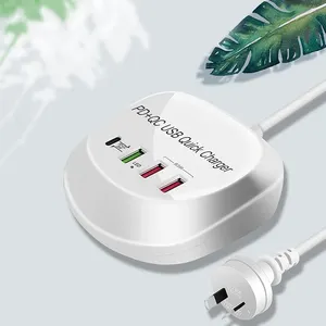 Uslion — chargeur USB 36W 20W PD QC3.0, Station de Charge rapide 3.0, adaptateur Portable universel pour téléphone, iPhone 13 Xiaomi