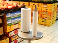 Groothandel HDPE LDPE produceertassen op rol, transparant plastic, food grade, supermarkt groente- en fruitverpakkingen, platte afscheurrollen