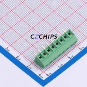 1727078 Screw Terminal Block Through hole Component (THT),P=3.81mm Connector 3.81mm Green 8P 1 - Product Image 1