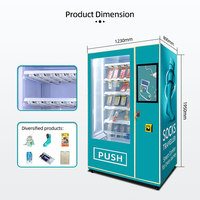 Système de livraison de marchandises à suspension, Distributeur automatique intelligent avec surveillance à distance pour chaussettes et vêtements, idéal pour centre commercial