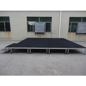 Escenario modular de aluminio con altura ajustable para banda - Product Image 3