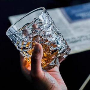 Wholesale ROUND Luxury Crystal Whiskey <strong>Glass</strong> Cup the Home Bar Beer Water and <strong>Party</strong> Hotel Wedding <strong>Glasses</strong> Gift Drinkware - Product Image 5