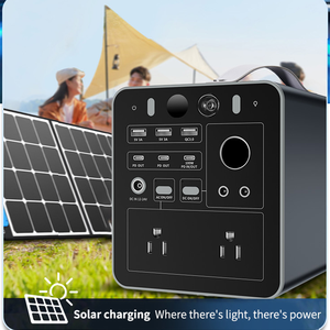 Disponible en Stock, Estación de Energía Portátil Recargable de 600W, Batería de Litio de 0.6KW 512Wh para Acampar al Aire Libre, Pescar, Envío Gratis - Product Image 6