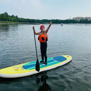 Hot Sale Inflatable Carbon Fiber Paddl Electric Sup Paddle Board Isup with Pump