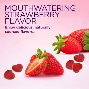 Biotina Crecimiento del cabello Piel Uñas Antienvejecimiento Colágeno Mejorar la vista Adulto Gummy Candy Vitaminas - Product Image 2