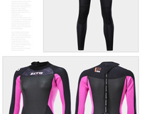 Combinaison de plongée thermique en néoprène ZCCO 3 mm d'épaisseur pour hommes et femmes - Combinaison professionnelle pour la plongée, la plongée avec tuba et le surf en toutes saisons