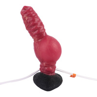 Consolador inflable para perros, tapón Anal con nudo grande, masturbador Vaginal femenino, Estimulación del punto G, juguetes sexuales para eyaculación de adultos