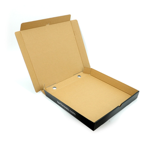Custom Printed Personalised Black Corrugated pizza box