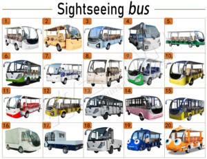 Voiturette électrique personnalisée à 17 places avec toit ouvrant, véhicule touristique, bus de tourisme avec porte - Product Image 4