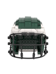 Yili Tùy Chỉnh Khối Đồ Chơi Bóng Bầu Dục Màu Xanh Mũ Bảo Hiểm Gạch Hoàn Hảo Gif <span class=keywords><strong>3D</strong></span> Bóng Đá Mũ Bảo Hiểm Xây Dựng Xây Dựng Khối Thiết Lập Đồ Chơi - Product Image 4