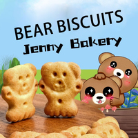 Boîte de collations décontractées pour enfants, biscuits en forme d'ours multi-saveurs, croustillants et sucrés, emballage individuel, chocolat salé, œuf