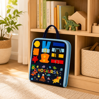 El Yapımı Montessori Bebek Duyusal Sessiz Kitabı Bebek Eğitici Erken Öğrenme İnce Motor Becerileri Geliştirici Dikişli Kumaş Aktivite Panosu Oyuncak
