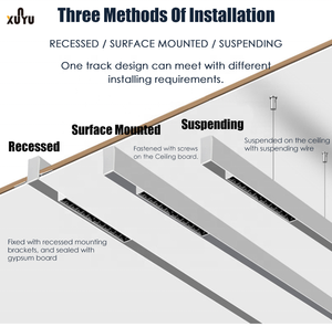 TUYA APP Điều Khiển Từ Xa Có Thể Thay Đổi Độ Sáng Và Màu Sắc <span class=keywords><strong>LED</strong></span> Nam Châm Theo Dõi Ánh Sáng Đèn Trần Bề Mặt Gắn Từ Tính Theo Dõi Ánh Sáng - Product Image 3